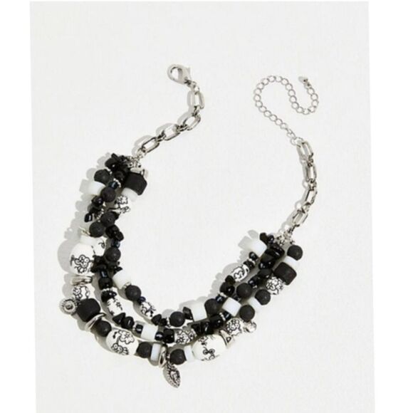 Free People Shaker Shakra Beaded Necklace - Picture 1 of 11